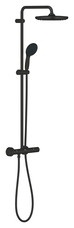 Grohe Vitalio Start System 250 matte black Termosztátos zuhanyrendszer falra - Gr.266772431