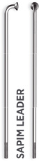 SAPIM Küllő SA Leader Inox 14G 166mm J-Bend fekete + Polyax réz 14G 12mm fekete SALE14166Z SAPIM Küllő SA Leader Inox 14G 166mm J-Bend fekete + Polyax réz 14G 12mm fekete SALE14166Z