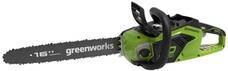 Láncfűrész akkumulátoros Greenworks GD40CS18 40 v, 3/8-1.3-56 szemes, akku- és töltő nélkül 2005807-GW