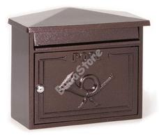MALAGA Kültéri nagyméretű postaláda antik bronz