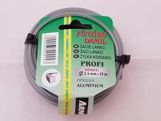Damil 2.4mm szögletes 15 méter alu  olasz FIN024/A