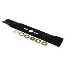 Fűnyíró kés 380 mm, univerzális egyenes, betétgyűrűvel utángyártott MOG918/R Fűnyíró kés 380 mm, univerzális egyenes, betétgyűrűvel utángyártott MOG918/R