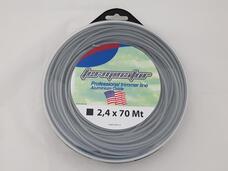 Damil 2.4mm szögletes   70 méter alu olasz FIN/T/2.4/0.5/A/B