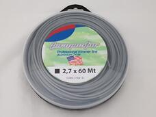 Damil 2.7mm szögletes   60 méter alu olasz FIN/T/2.7/0.5/SZ/A/B