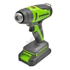 Hőlégfúvó akkumulátoros Greenworks G24HG 24v, 580°c,  akku és töltő nélkül 3400207-GW