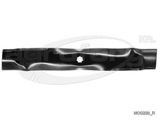 Fűnyíró kés John Deer  545mm, 7 ágú csillag jobbra forgó utángyártott MOG229/R