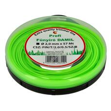 Damil 2.0mm szögletes   57 méter olasz FIN/T/2.0/0.5/SZ/B