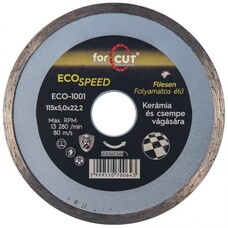 Flexmann For Cut gyémánttárcsa ECO 115x2x5x22,2mm folyamatos élű,kerámia,csempe - ECO-1001