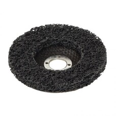 Lev Scotch-Brite néger csiszolótárcsa (nylon tárcsa) hordozótesttel 125x22,2mm - 22084