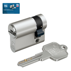 Basi V55 10/30 Nikkel fúrt kulcsos félzárbetét BVB50200000 Basi V55 10/30 Nikkel fúrt kulcsos félzárbetét BVB50200000