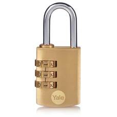 Yale Y150B/30/125/1 Réz számkombinációs lakat Y150B301251 Yale Y150B/30/125/1 Réz számkombinációs lakat Y150B301251
