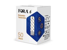 FORA 6 vércukormérő tesztcsík 50db