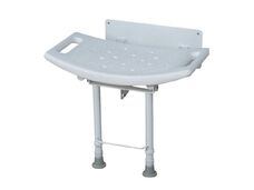 MOBIAK Zuhanyzószék fali lehajtható 2-támasztólábbal 100 kg-ig 0808678 11.0.5953.00