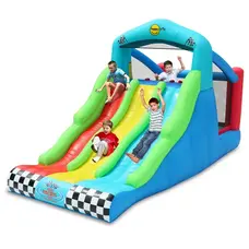 HAPPY HOP 9774 Triple Racing Slide - Tripla hullám csúszdás légvár HAPPY HOP 9774 Triple Racing Slide - Tripla hullám csúszdás légvár