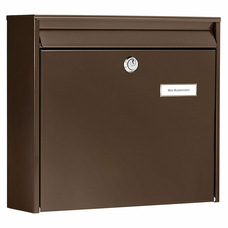 Burg Wachter Potsdam 877 BR Barna minőségi kültéri társasházi postaláda BW20270