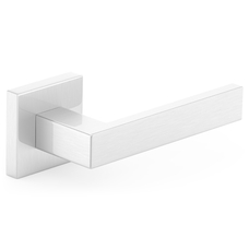 Metal-Bud QUBIK K Szálcsiszolt nikkel divatos rozettás kilincs MBVQKNS