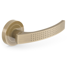 Metal-Bud ASTRA Antik bronz divatos rozettás ajtókilincs MBVAOP