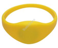 SOYAL AM Wristband No.3 13.56 MHz sárga Proximity szilikon karkötő