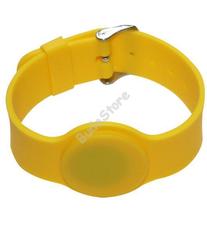 SOYAL AM Wristband No.6 13.56 MHz sárga Proximity szilikon karkötő