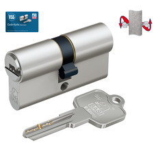 Basi V55 40/50 EF Nikkel vészfunkciós zárbetét fúrt kulccsal BVB52001020