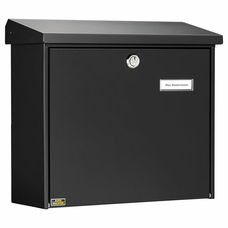 BURG WACHTER Comfort 913 nagyméretű kerítésen kívüli postaláda fekete BURG WACHTER Comfort 913 nagyméretű kerítésen kívüli postaláda fekete