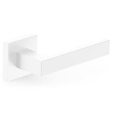 Metal-Bud QUBIK K Fehér divatos rozettás kilincs MBVQKBI