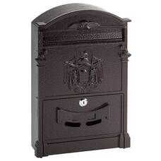 PICCO Renzo díszes kerítésen kívüli postaláda bronz PI0003