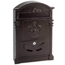 PICCO Terzo díszes kerítésen kívüli postaláda bronz PI0009 PICCO Terzo díszes kerítésen kívüli postaláda bronz PI0009