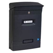 Silmec Gioiosa Fekete masszív alumínium postaláda SC10-400-84 Silmec Gioiosa Fekete masszív alumínium postaláda SC10-400-84