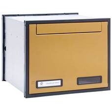 SILMEC Scala 402 arany beépíthető postaláda 30-402.51 SILMEC Scala 402 arany beépíthető postaláda 30-402.51