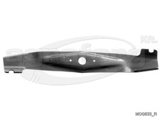 Fűnyíró kés Etesia HH100 520mm, 24.6mm, 3 furatos jobbra forgó utángyártott MOG633/R