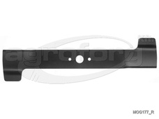 Fűnyíró kés Simplicity 522 519mm, 25.5mm, 3 furatos, jobbra forgó utángyártott MOG177/R