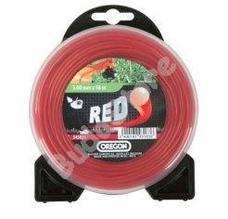 OREGON Damil 3.0mmx53m kerek piros 552693