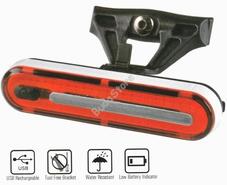 Velotech hátsó villogó 50 chip LED-del USB 34631