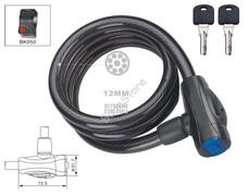 VELOTECH Spirál kerékpár lezáró 12x1800 39533 VELOTECH Spirál kerékpár lezáró 12x1800 39533