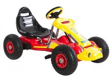 HECHT59788 Gokart piros/sárga 3-6 éves korig