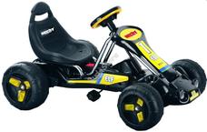 HECHT59789 Gokart fekete/sárga 3-6 éves korig