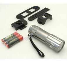 JKH Kerékpárlámpa első elemes 9 LED 8920020 JKH Kerékpárlámpa első elemes 9 LED 8920020