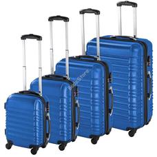 4 db-os merev falú bőrönd szett kék HOP1000938-4