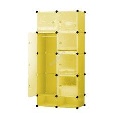 Műanyag elemes szekrény sárga HOP1000976-3