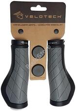 VELOTECH ERGO 136,5mm kerékpár markolat feketes/szürke 27375 VELOTECH ERGO 136,5mm kerékpár markolat feketes/szürke 27375