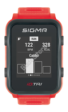 SIGMA Pulzusmérő Sigma iD.TRI neon piros 24230