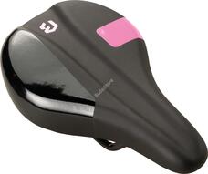 BIKEFUN Nyereg BF Champion Girl junior, fekete-pink D924V-2 BIKEFUN Nyereg BF Champion Girl junior, fekete-pink D924V-2