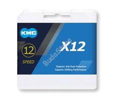 KMC Lánc KMC X12-1 Silver 1/2x11/128 126L (X12-) X12-1