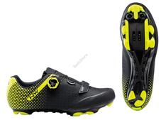 NORTHWAVE Cipő NW MTB ORIGIN PLUS 2 41 fekete/fluo sárga 80212005-04-41