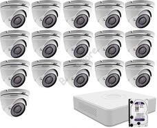 16 dome infrakamerás megfigyelőrendszer HIKVISION HDTVI 116618 16 dome infrakamerás megfigyelőrendszer HIKVISION HDTVI 116618