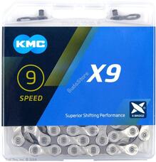 KMC Lánc KMC X9 szürke 1/2x1/128 114L X9GRAY KMC Lánc KMC X9 szürke 1/2x1/128 114L X9GRAY