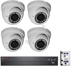 4 vari. dome kamerás HDCVI CP PLUS megfigyelőrendszer 116865