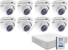 8 varifokális dome infrakamerás megfigyelőrendszer HIKVISION HDTVI 116623 8 varifokális dome infrakamerás megfigyelőrendszer HIKVISION HDTVI 116623