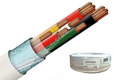 Erősített biztonságtechnikai kábel 2 x 0.5 + 4 x 0.22 réz 116702 Erősített biztonságtechnikai kábel 2 x 0.5 + 4 x 0.22 réz 116702